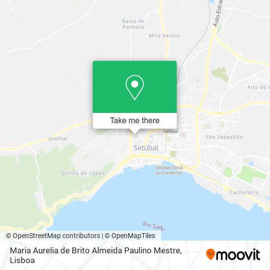 Maria Aurelia de Brito Almeida Paulino Mestre map