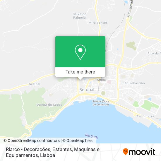 Riarco - Decorações, Estantes, Maquinas e Equipamentos map