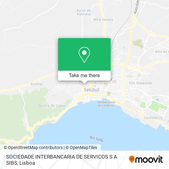 SOCIEDADE INTERBANCARIA DE SERVICOS S A SIBS mapa