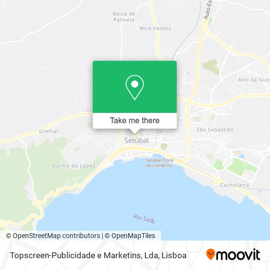 Topscreen-Publicidade e Marketins, Lda map