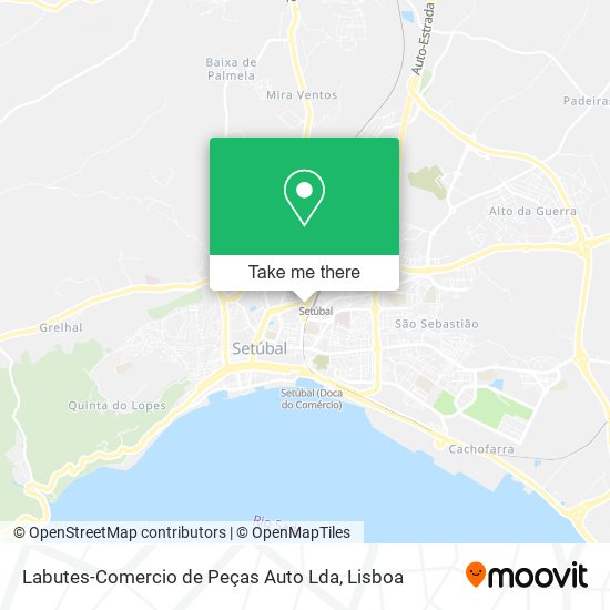 Labutes-Comercio de Peças Auto Lda mapa