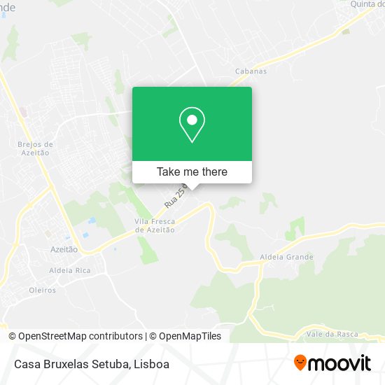 Casa Bruxelas Setuba mapa