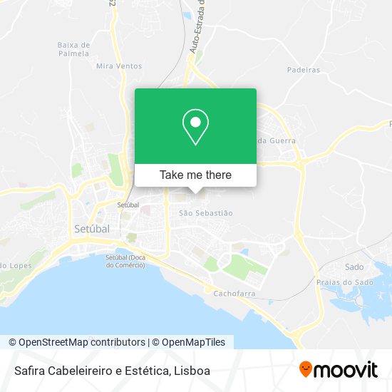 Safira Cabeleireiro e Estética map