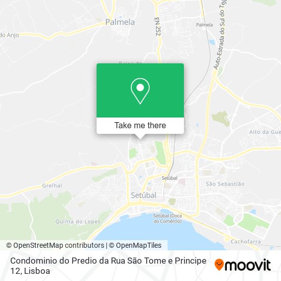 Condominio do Predio da Rua São Tome e Principe 12 mapa