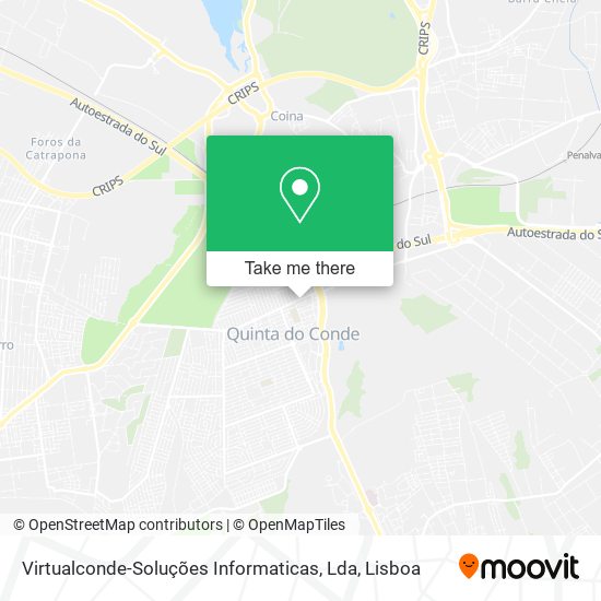 Virtualconde-Soluções Informaticas, Lda map