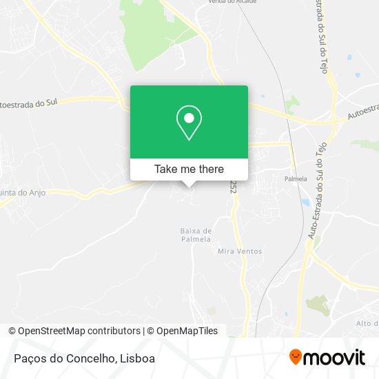 Paços do Concelho map