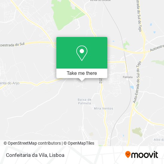 Confeitaria da Vila mapa