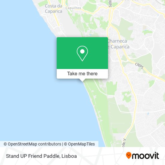 Stand UP Friend Paddle mapa