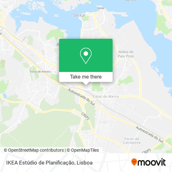 IKEA Estúdio de Planificação mapa