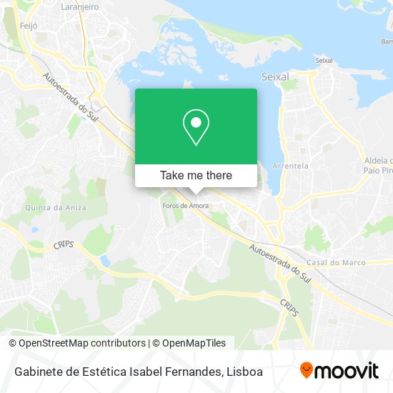 Gabinete de Estética Isabel Fernandes map