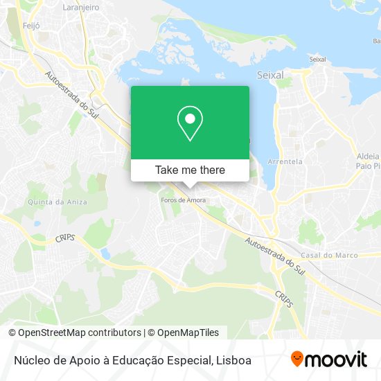 Núcleo de Apoio à Educação Especial map