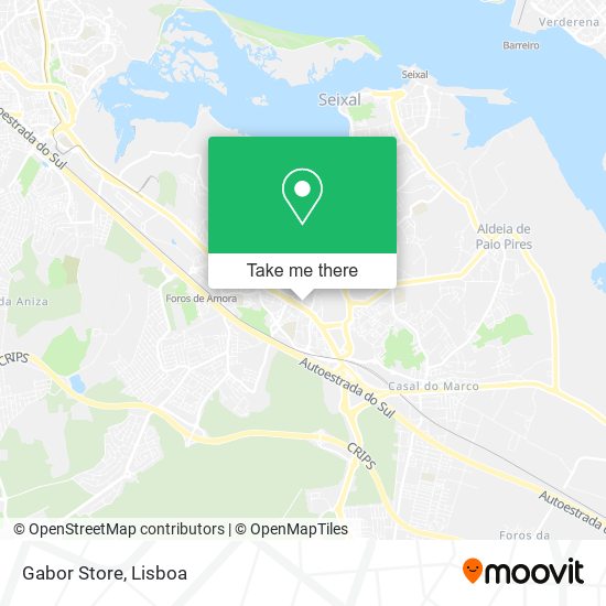 Gabor Store mapa