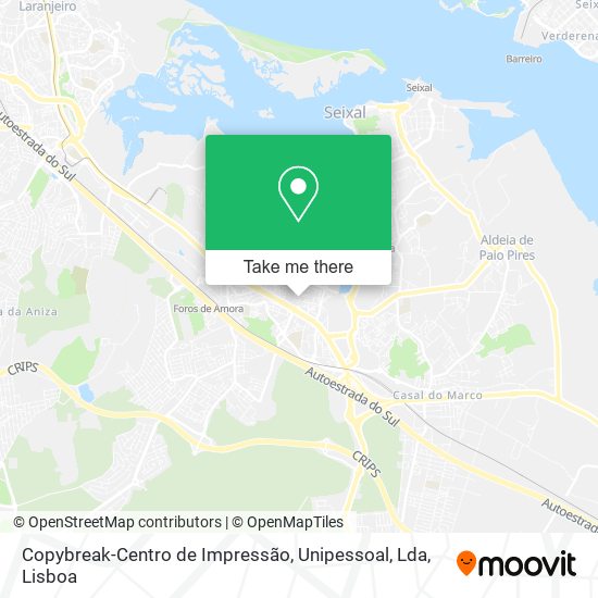 Copybreak-Centro de Impressão, Unipessoal, Lda map