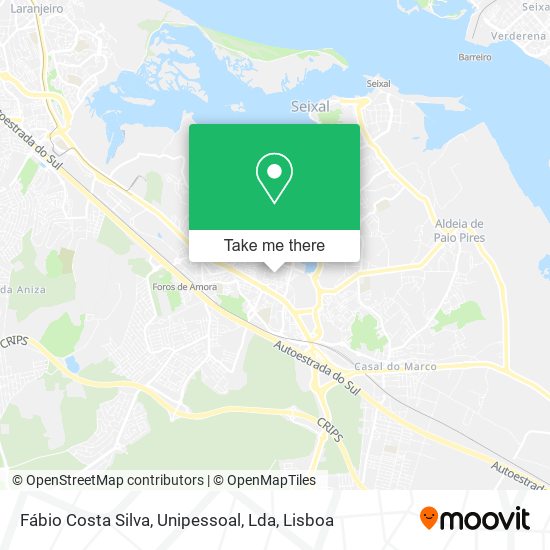 Fábio Costa Silva, Unipessoal, Lda mapa