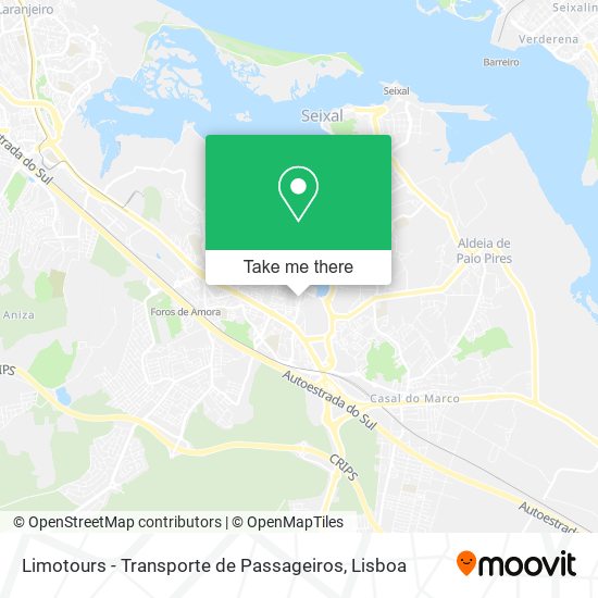 Limotours - Transporte de Passageiros mapa