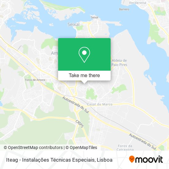 Iteag - Instalações Técnicas Especiais map