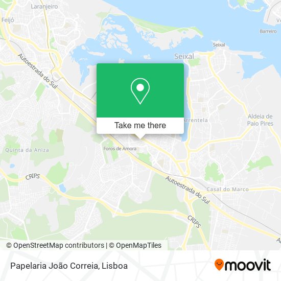 Papelaria João Correia map