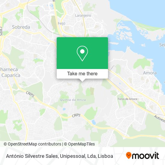 António Silvestre Sales, Unipessoal, Lda map