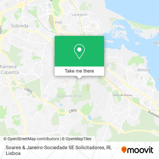 Soares & Janeiro-Sociedade SE Solicitadores, Rl map