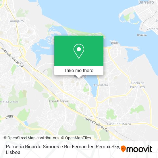 Parceria Ricardo Simões e Rui Fernandes Remax Sky map