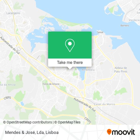 Mendes & José, Lda mapa