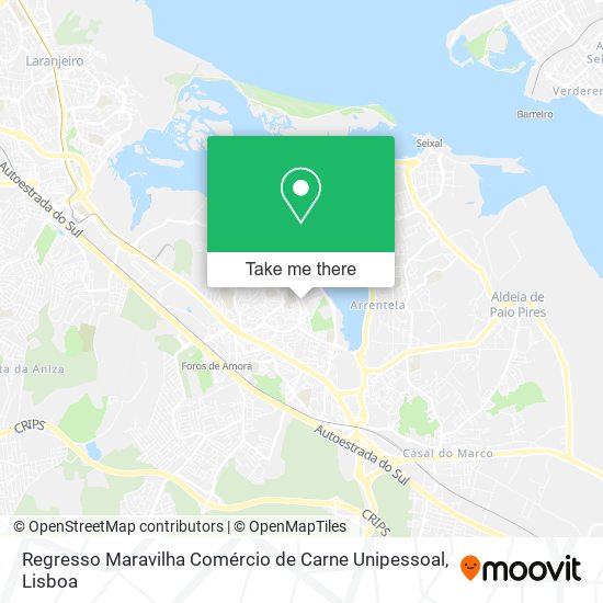 Regresso Maravilha Comércio de Carne Unipessoal map