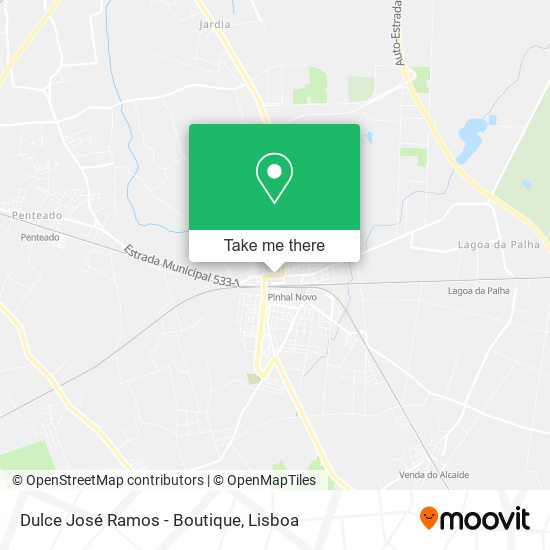 Dulce José Ramos - Boutique map