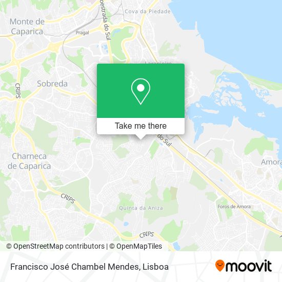 Francisco José Chambel Mendes mapa
