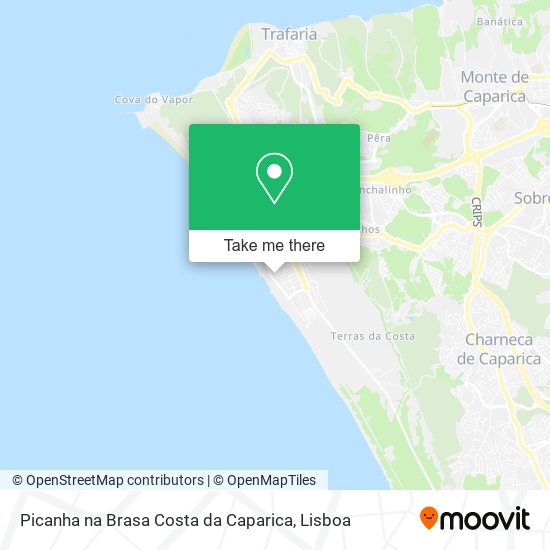 Picanha na Brasa Costa da Caparica map