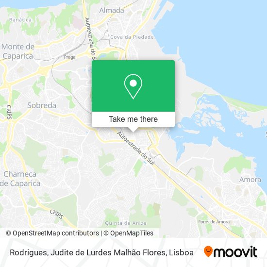 Rodrigues, Judite de Lurdes Malhão Flores map