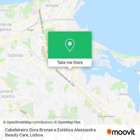 Cabeleireiro Dora Bronze e Estética Alessandra Beauty Care map