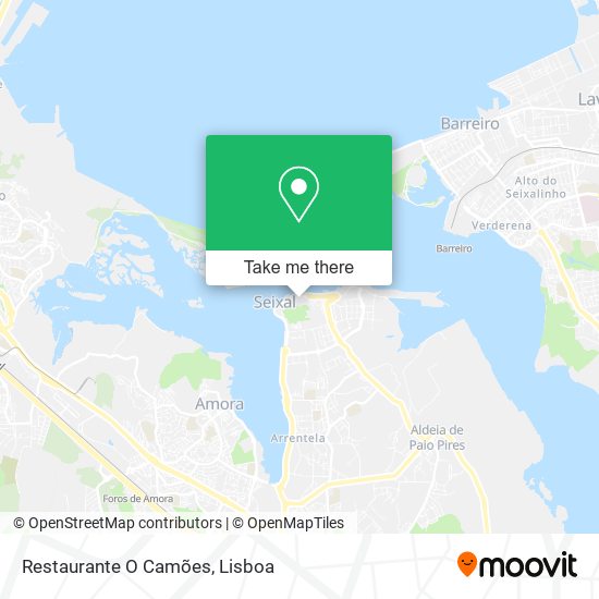 Restaurante O Camões map
