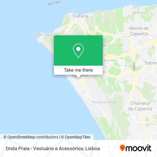 Onda Praia - Vestuário e Acessórios map