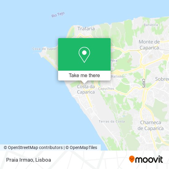 Praia Irmao map