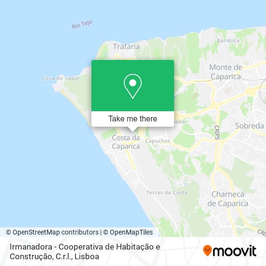 Irmanadora - Cooperativa de Habitação e Construção, C.r.l. map