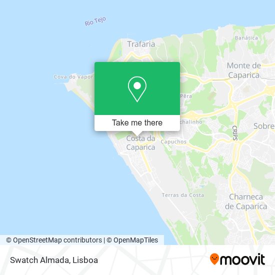 Swatch Almada mapa