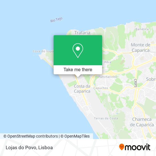 Lojas do Povo map