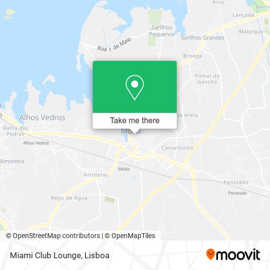 Miami Club Lounge mapa