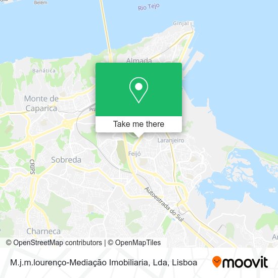 M.j.m.lourenço-Mediação Imobiliaria, Lda mapa
