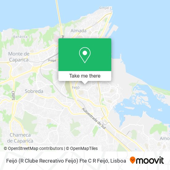 Feijó (R Clube Recreativo Feijó) Fte C R Feijó map