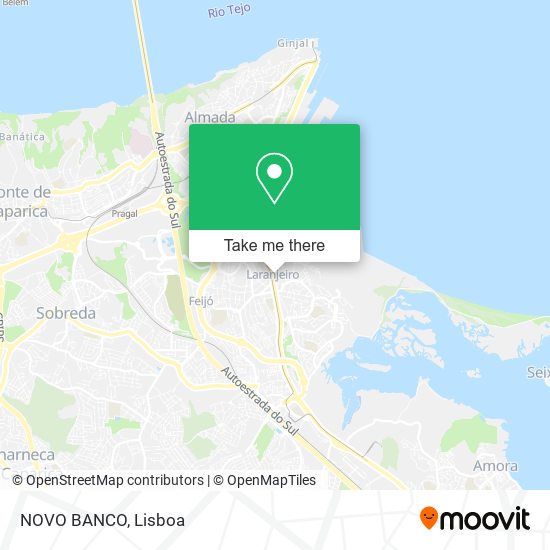 NOVO BANCO map