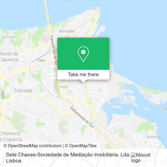 Sete Chaves-Sociedade de Mediação Imobiliária, Lda map