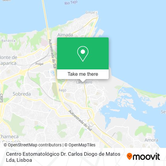 Centro Estomatológico Dr. Carlos Diogo de Matos Lda mapa