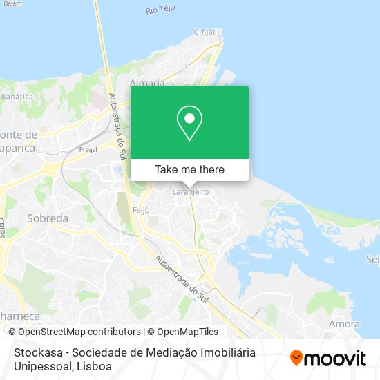 Stockasa - Sociedade de Mediação Imobiliária Unipessoal mapa