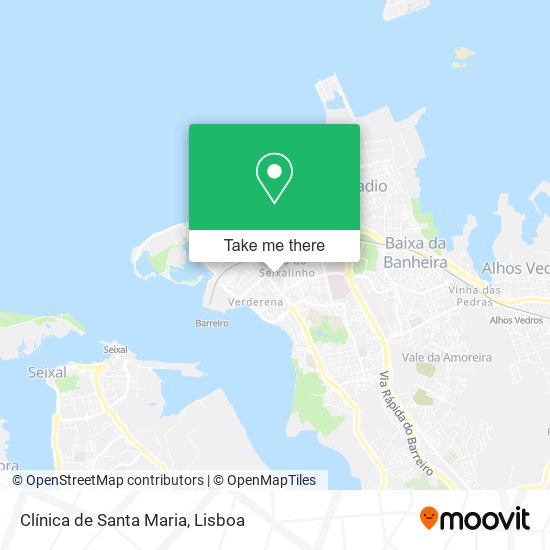 Clínica de Santa Maria map