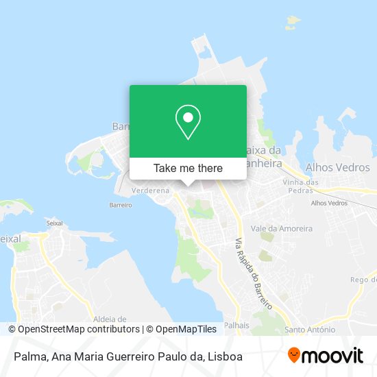 Palma, Ana Maria Guerreiro Paulo da mapa