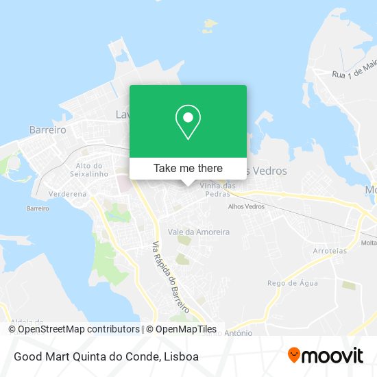 Good Mart Quinta do Conde map