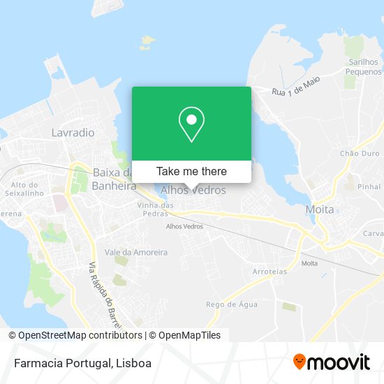 Farmacia Portugal map