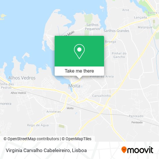Virginia Carvalho Cabeleireiro map