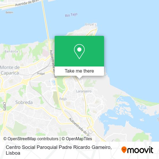 Centro Social Paroquial Padre Ricardo Gameiro mapa